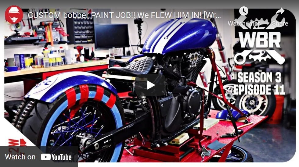 Season 3 (EP11): CUSTOM bobber PAINT JOB!! We FLEW HIM IN! Vstar 1300 ...